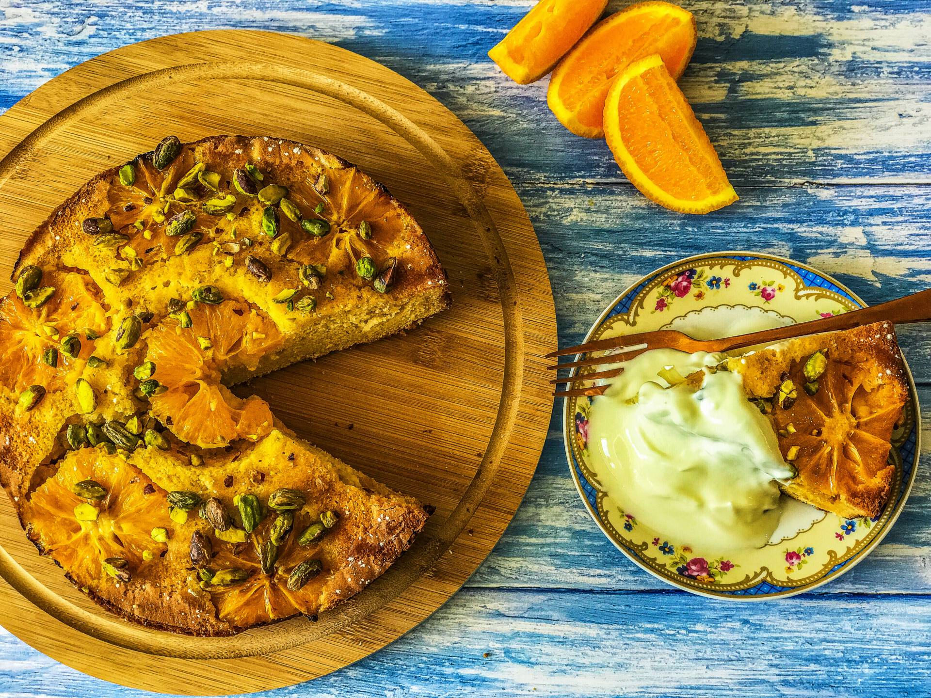 Jaffa Orange, Maple Syrup and Pistachio Cake | Jaffa Fruit