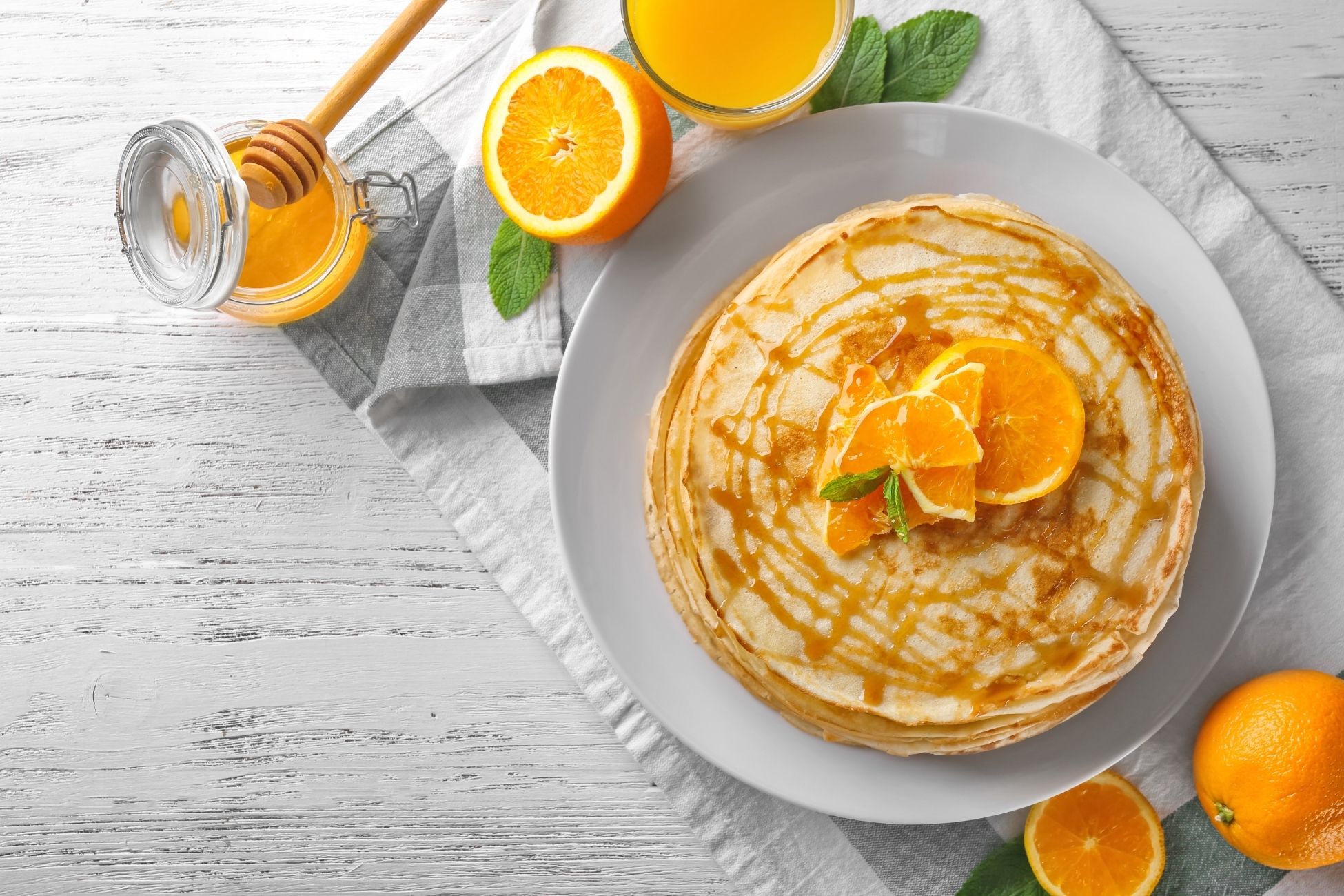 Jaffa Orange Zesty Pancakes | Jaffa Fruit
