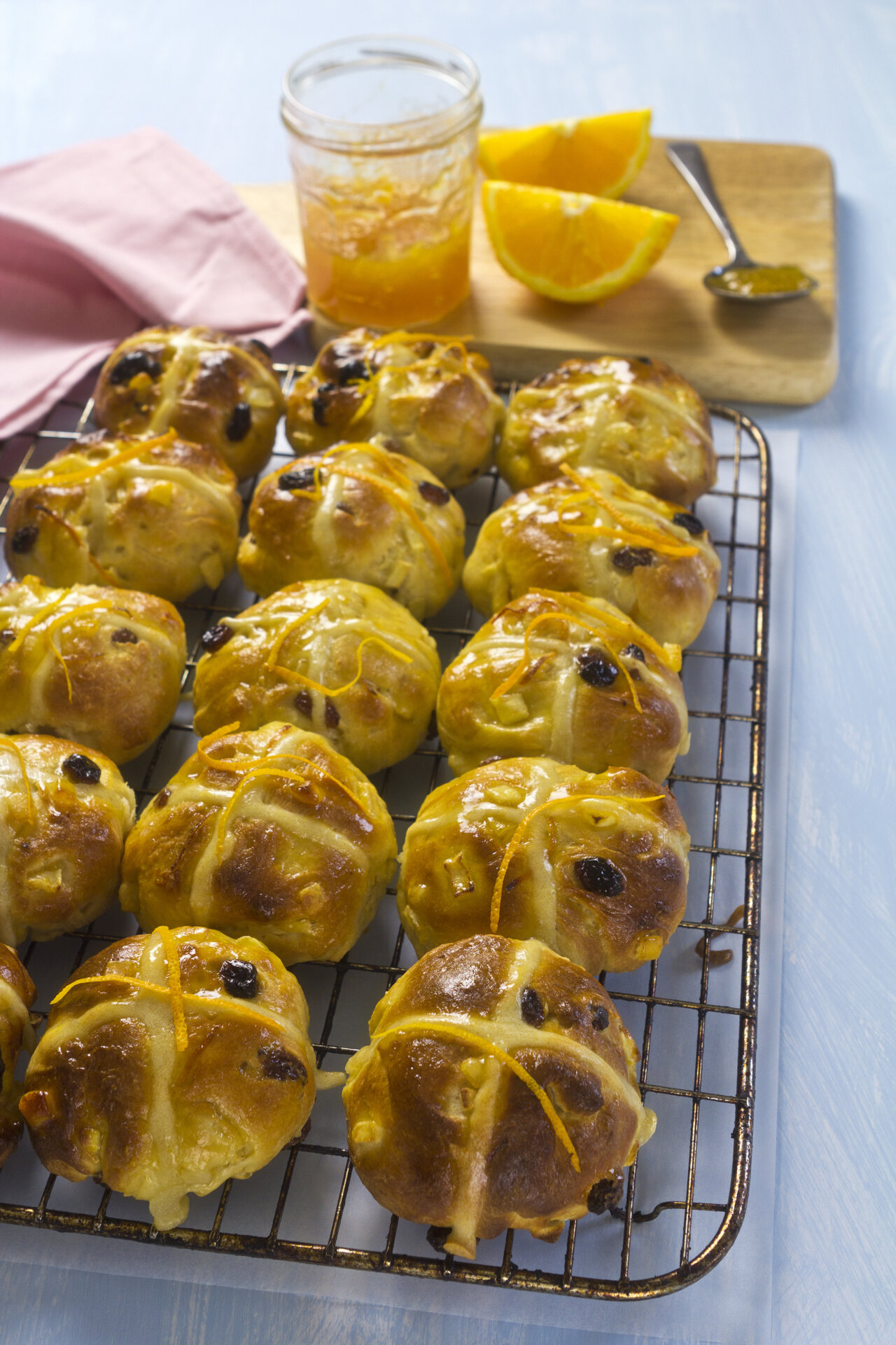 Jaffa Orange Hot Cross Buns | Jaffa Fruit