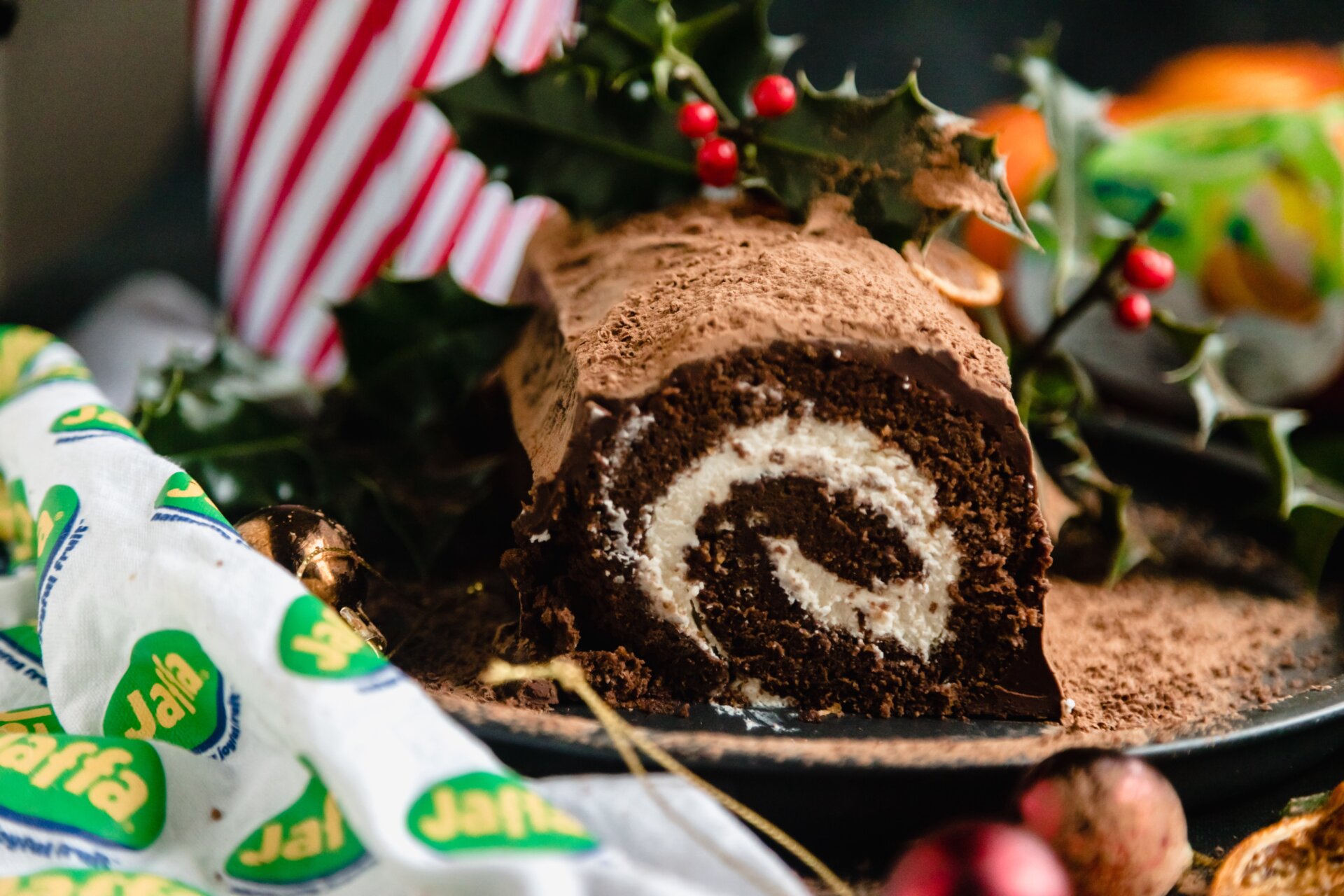 Jaffa Chocolate Orange Yule Log Jaffa Fruit