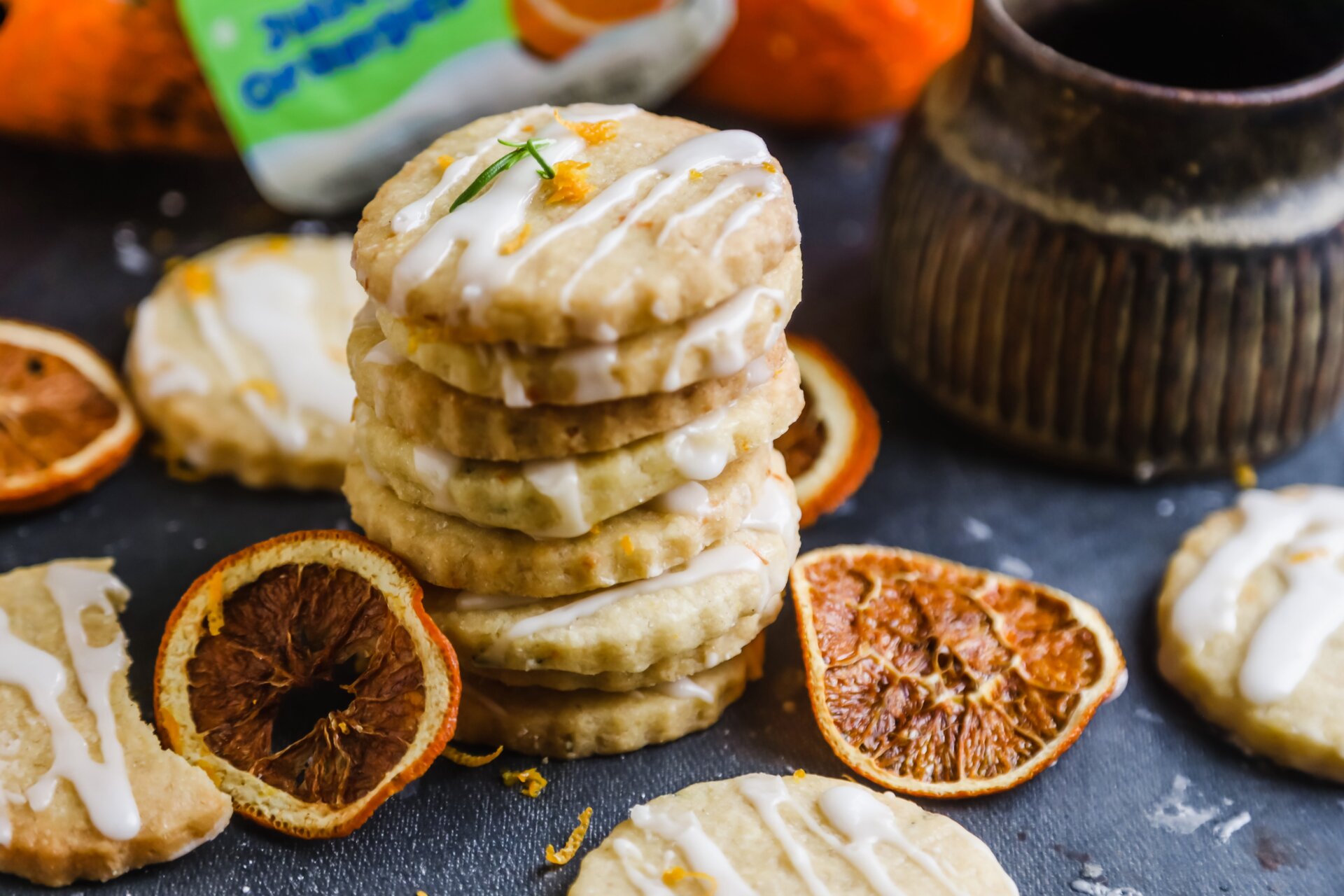 Jaffa Orange and Rosemary Shortbread Biscuits | Jaffa Fruit